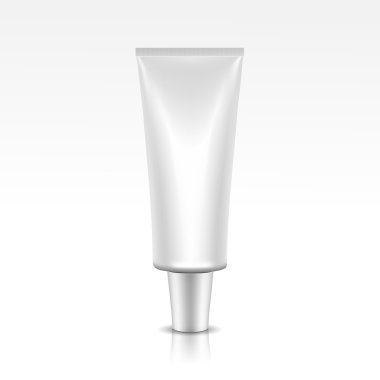 boş tüp paket vektör çizim