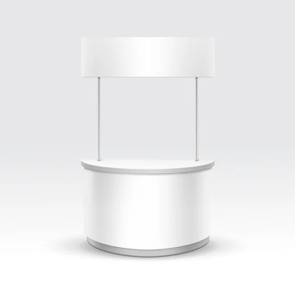 vektör boş Fuar ticaret standı