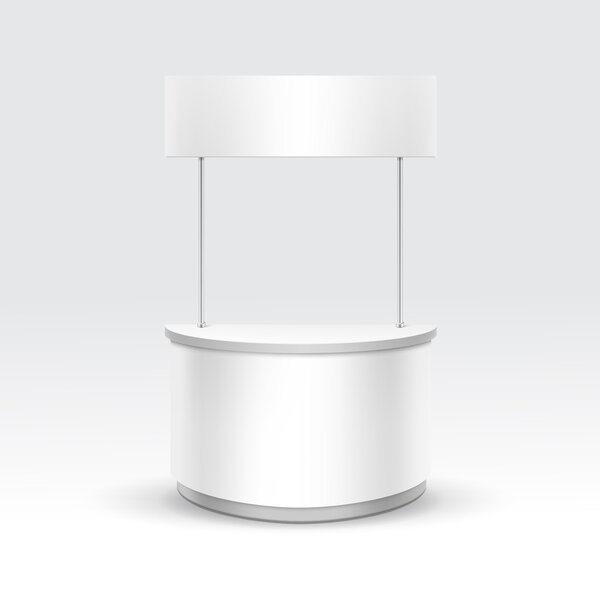 Векторный холостой выставочный стенд
