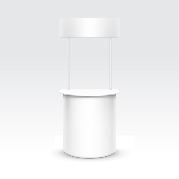 Векторный холостой выставочный стенд
