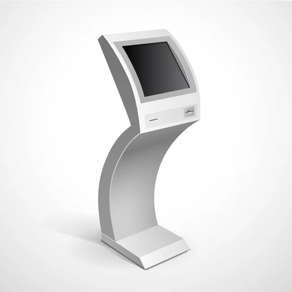 Información Display Monitor Terminal Stand — Archivo Imágenes Vectoriales