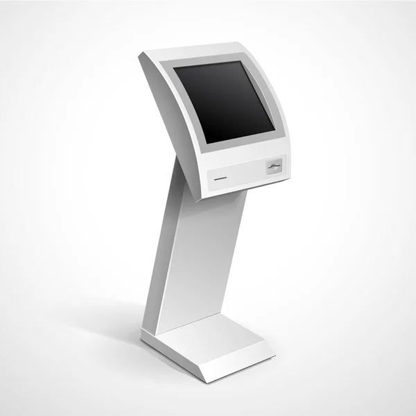 Información Display Monitor Terminal Stand — Archivo Imágenes Vectoriales