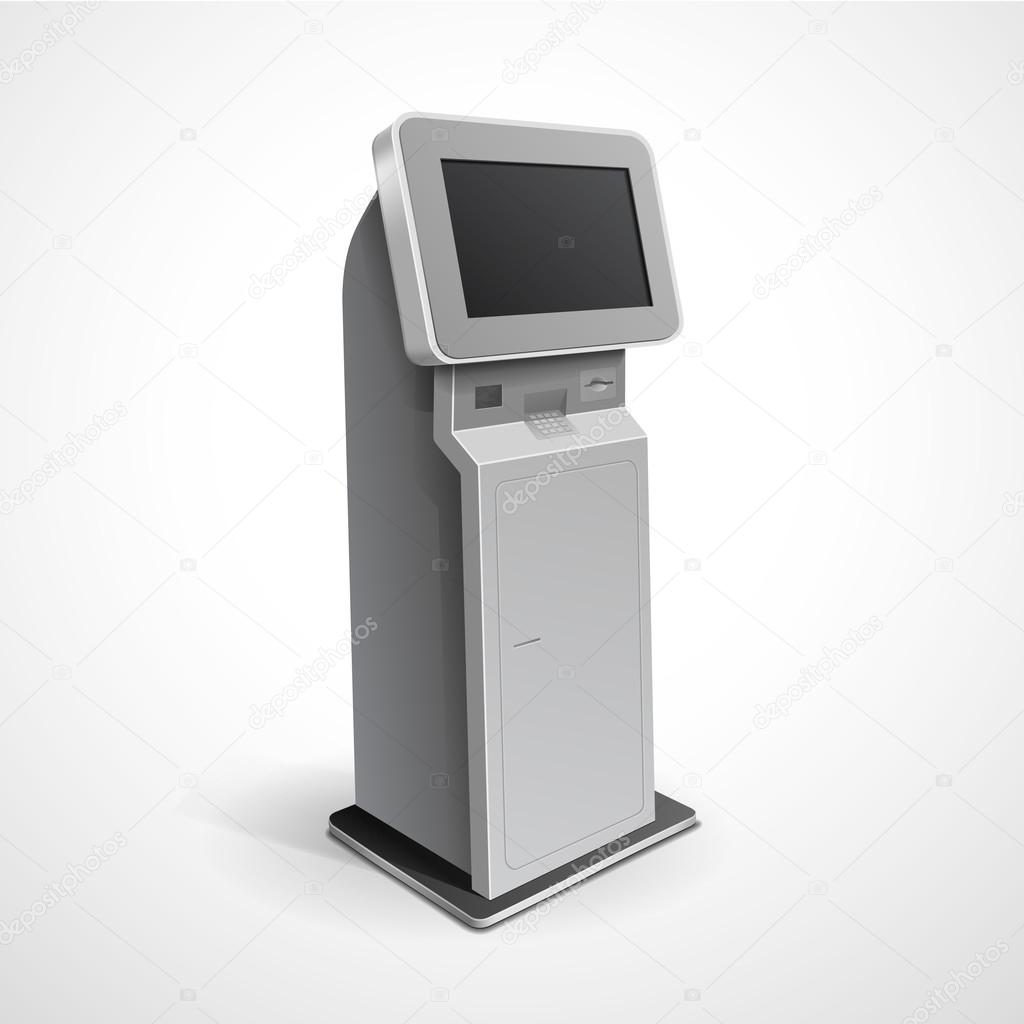 Information Display Monitor Terminal Stand