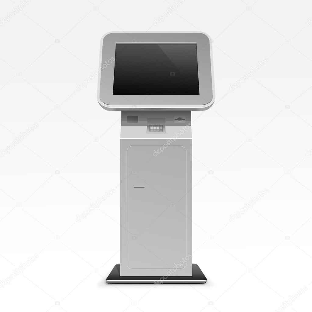 Information Display Monitor Terminal Stand