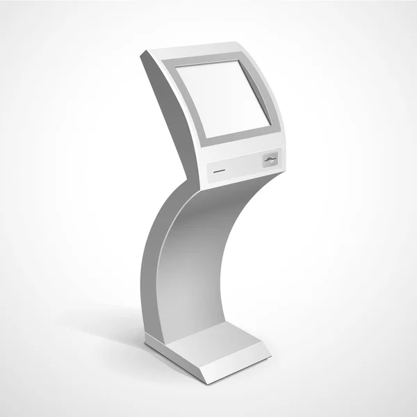 Información Display Monitor Terminal Stand — Archivo Imágenes Vectoriales