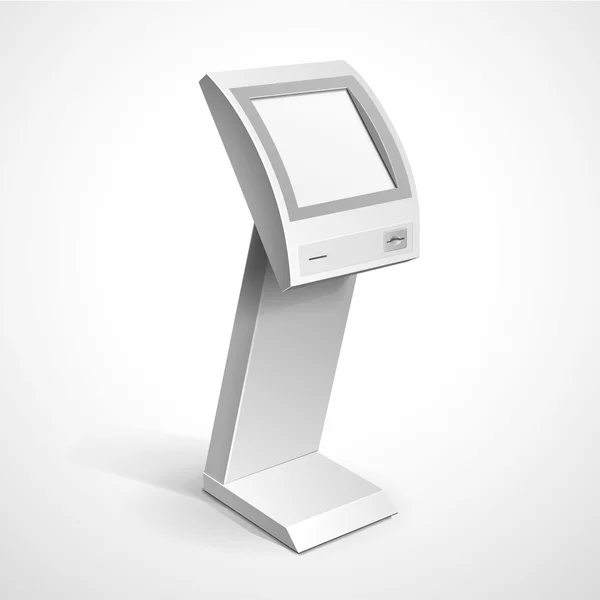 Información Display Monitor Terminal Stand — Archivo Imágenes Vectoriales