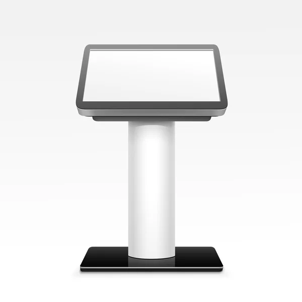 Información Display Monitor Terminal Stand — Vector de stock