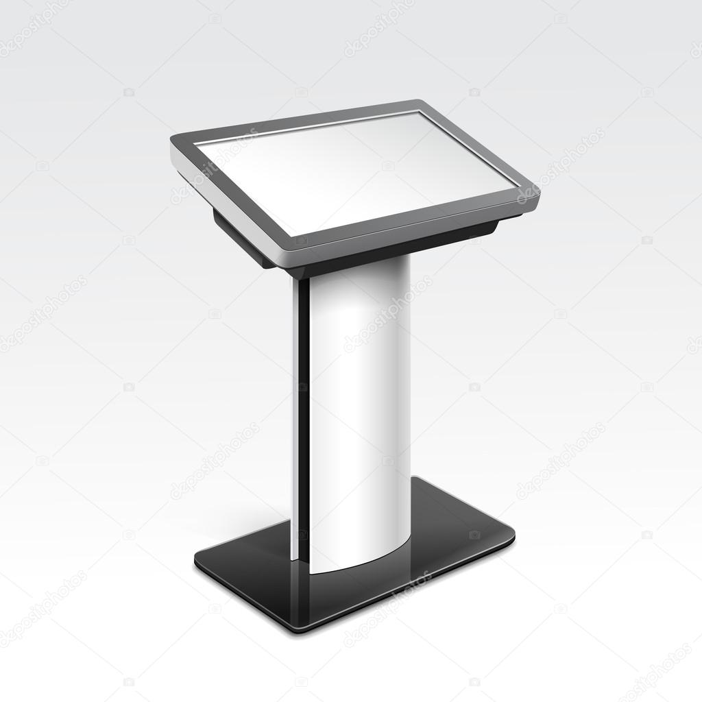 Information Display Monitor Terminal Stand