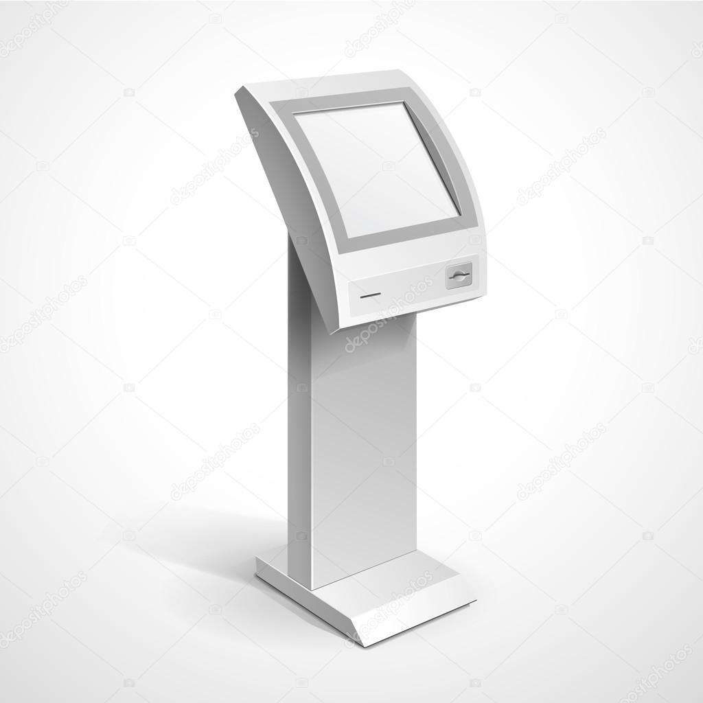 Information Display Monitor Terminal Stand