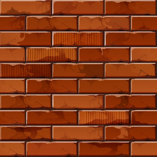 Padrão de textura de fundo de parede de tijolo vetorial — Vetor de Stock