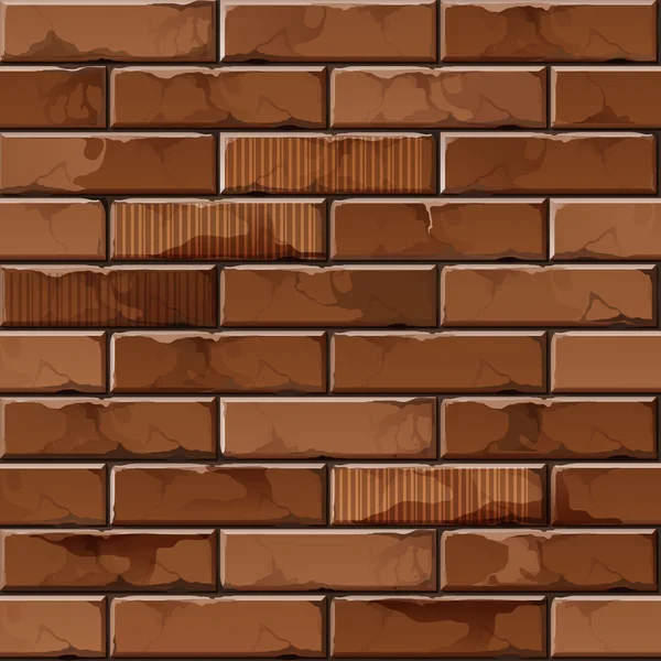 Padrão de textura de fundo de parede de tijolo vetorial —  Vetores de Stock