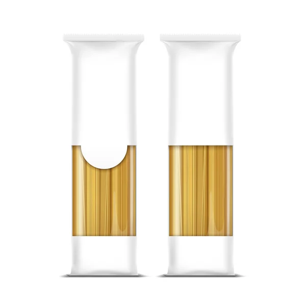 Spaghetti Pasta Packaging Template Isolated Royalty Free Stock Vectors