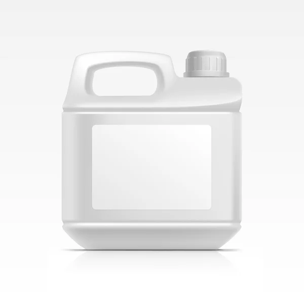 Jerrycan Canister Galoon olie reinigingsmiddel wasmiddel — Stockvector