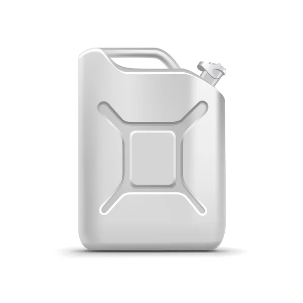 Lege Jerrycan Canister Gallon olie reinigingsmiddel — Stockvector