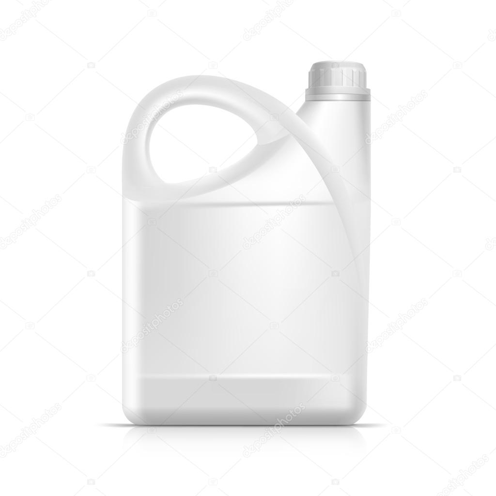 Blank Plastic Jerrycan Canister Gallon Oil