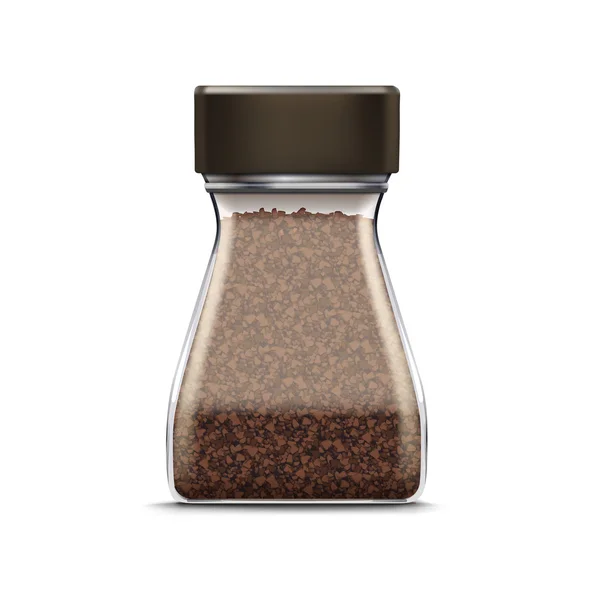 Vector Coffee Glass Jar Packaging Package Isolated Stock Vector Image
