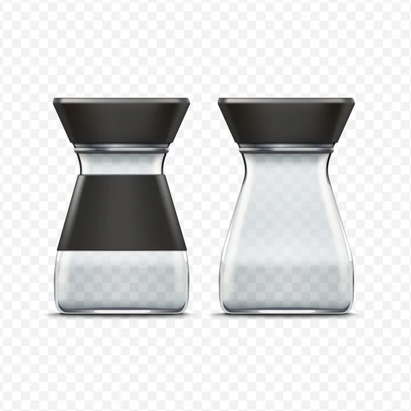 Векторне скло порожній упаковки Jar Ізольовані — стоковий вектор