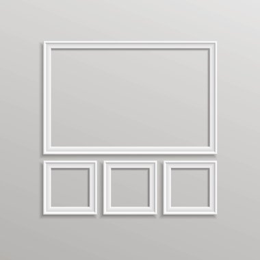 boş resim çerçevesi şablon kompozisyon vektör