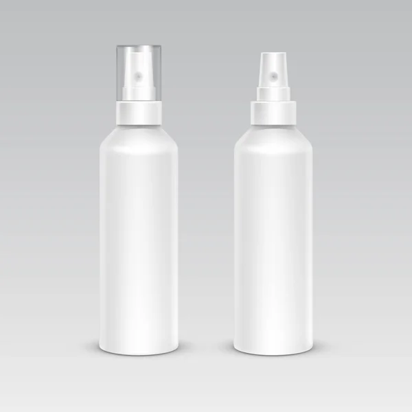 sprey şişe beyaz plastik ambalaj kabı seti