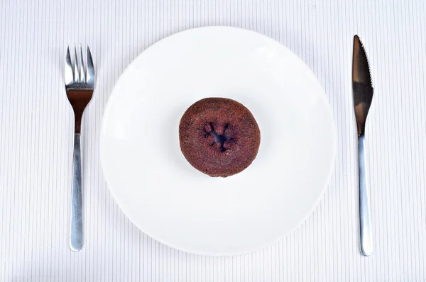 Delicious and fresh donut for breakfast — Stock Photo, Image