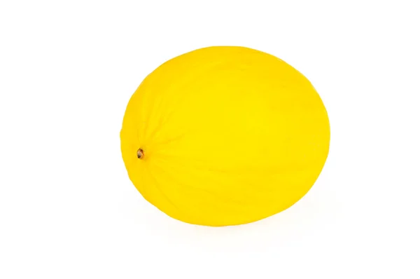 Жовтий медоносний диня на білому тлі Стокове Фото