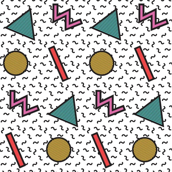 Memphis tarzı, 80'li 90'lı yılların Retro seamless modeli