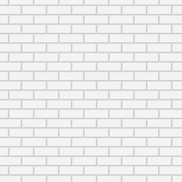 白いレンガの壁 — ストックベクタ