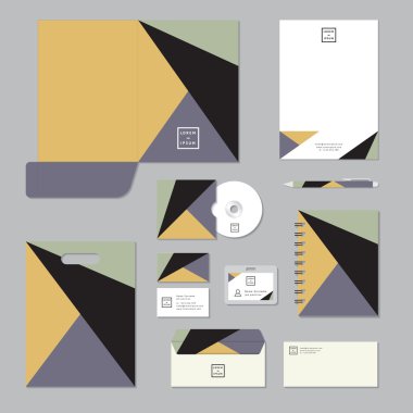 Sabit kalıp çizmek. Kurumsal Kimlik iş kümesi.