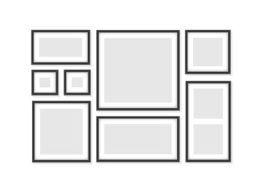 Siyah çerçeve koleksiyonu