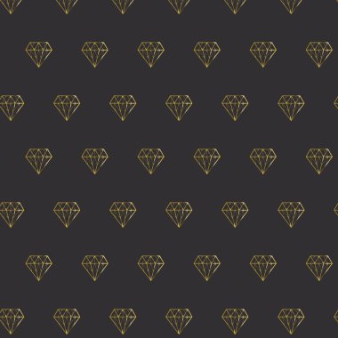 Altın parlak elmas desen