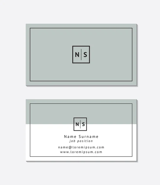 Modern business card template — Stock Vector