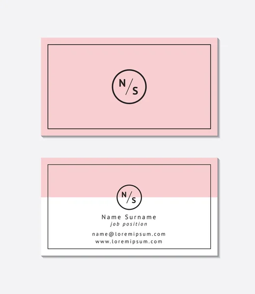 Modern business card template — Stock Vector