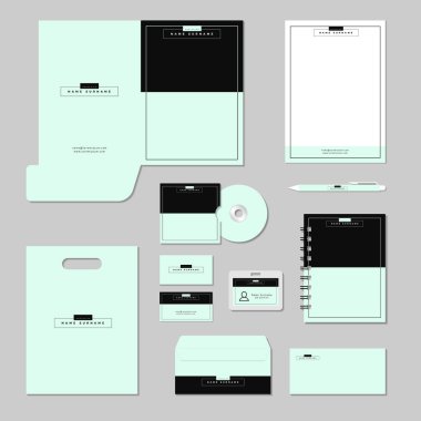 Sabit kalıp çizmek. Kurumsal Kimlik iş kümesi.