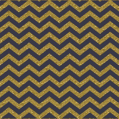 Altın ayrıntı desenle zigzag (Chevron)