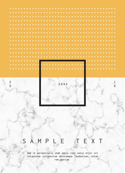 Geometrisches Design für Plakate, Broschüren oder Visitenkarten — Stockvektor