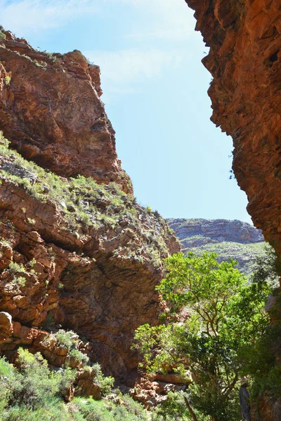 Formacje Skalne Swartberg Pass — Zdjęcie stockowe