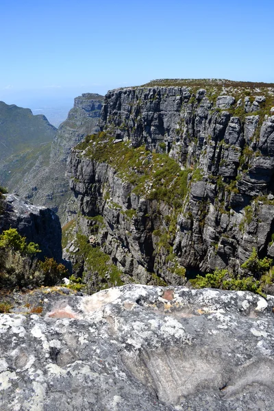 Vista Dalla Cima Della Table Mountain Città Del Capo Sud — Foto Stock