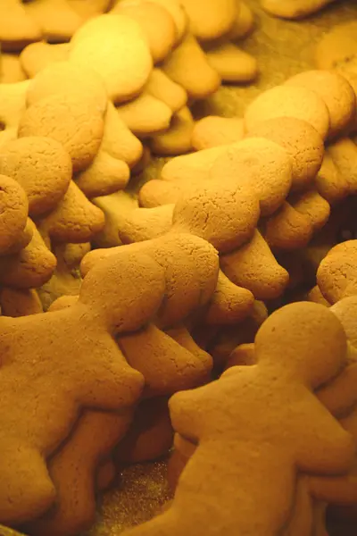 Stacks Gingerbread Men — Stock Photo, Image
