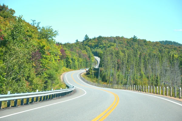 Winding Road Through Northern Ontario