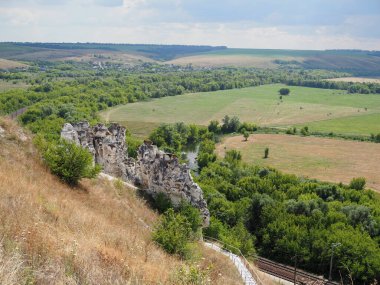 Voronezh bölgesinde kültürel ve tarihi kompleks Divnogorie, Rusya.