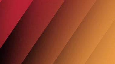 Düşen gölge arkaplanlı kırmızı geometrik dikdörtgen. Üstüste binen dikdörtgen kağıt görünümlü yumuşak kırmızı renkli geometrik arkaplan. 4K minimalist hareket grafik tasarımı.