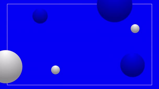 Abstrait fond boucle bleu animation. — Video