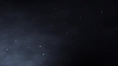 Soyut dijital parçacık dalgası ve ışık soyut arkaplan, animasyon siber veya teknoloji arka planı