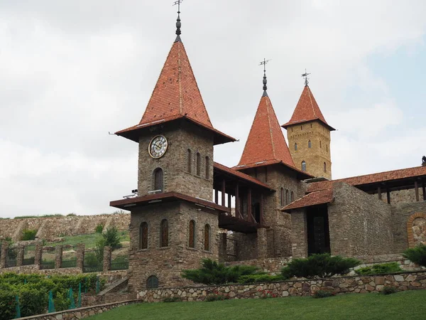 2021 Russia Kamensk Shakhtinsky Rostov Region Beautiful Buildings Form Castles — Stock Photo, Image