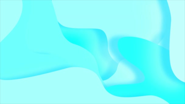 Abstrakter Hintergrund Flacher Animation Quadratischer Ebenen Die Sich Mit Blauer — Stockvideo