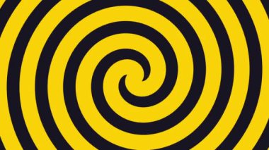 Hipnoz görselleştirme yeşili sarı girdap sarmal geçiş animasyonu