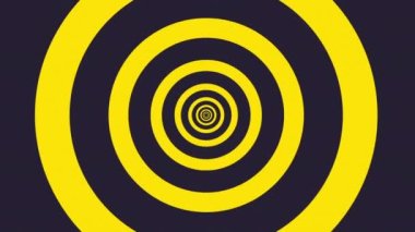 Hipnoz görselleştirme yeşili sarı girdap sarmal geçiş animasyonu