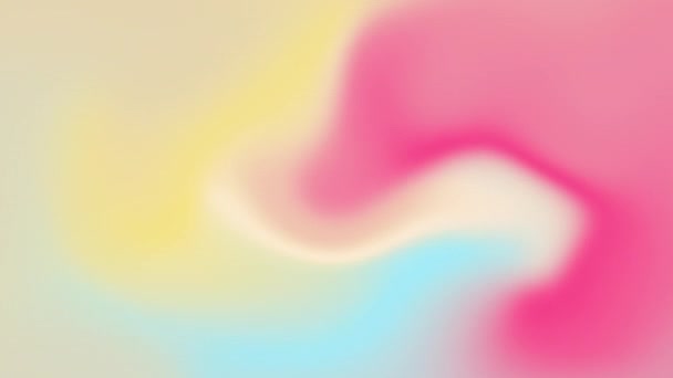 Animation Gradient Coloré Liquide Mélange Gradient Fluide Moderne — Video