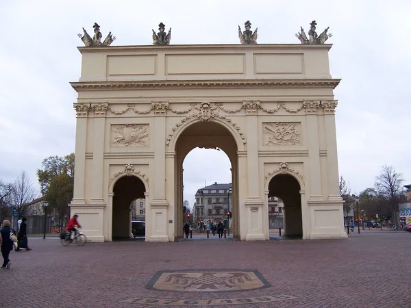 Potsdam Alemanha Novembro 2010 Brandenburg Gate Brandenburgerstreet Potsdam Dos Marcos — Fotografia de Stock