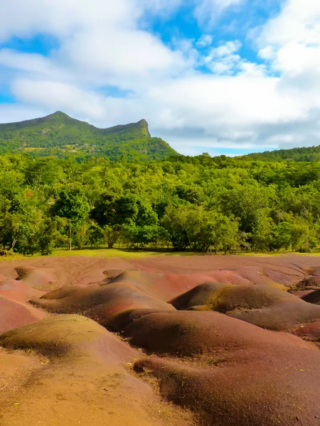 Chamarel Seven Coloured Earths — Stock Photo, Image